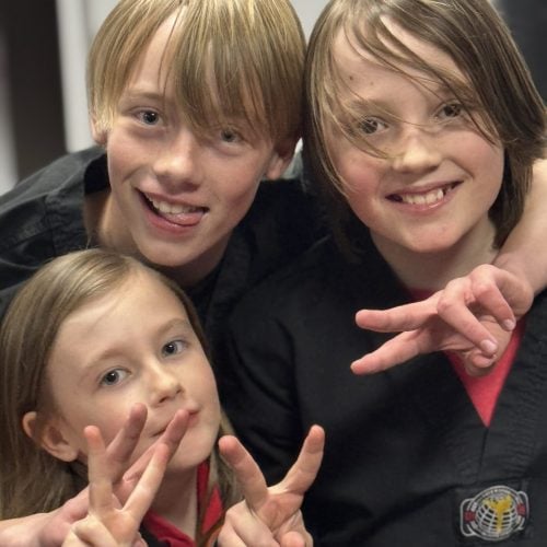Excel Taekwondo students training in Castle Rock, Colorado