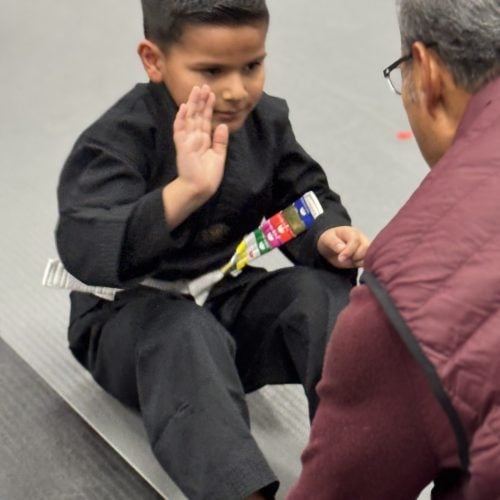 Excel Taekwondo students training in Castle Rock, Colorado